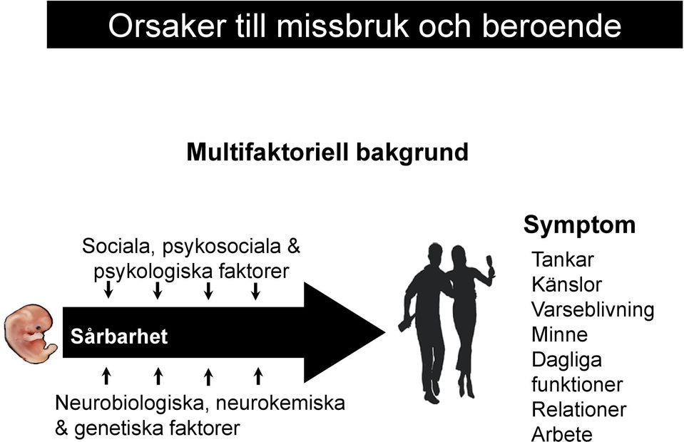 & psykologiska faktorer Sårbarhet Neurobiologiska, neurokemiska & genetiska