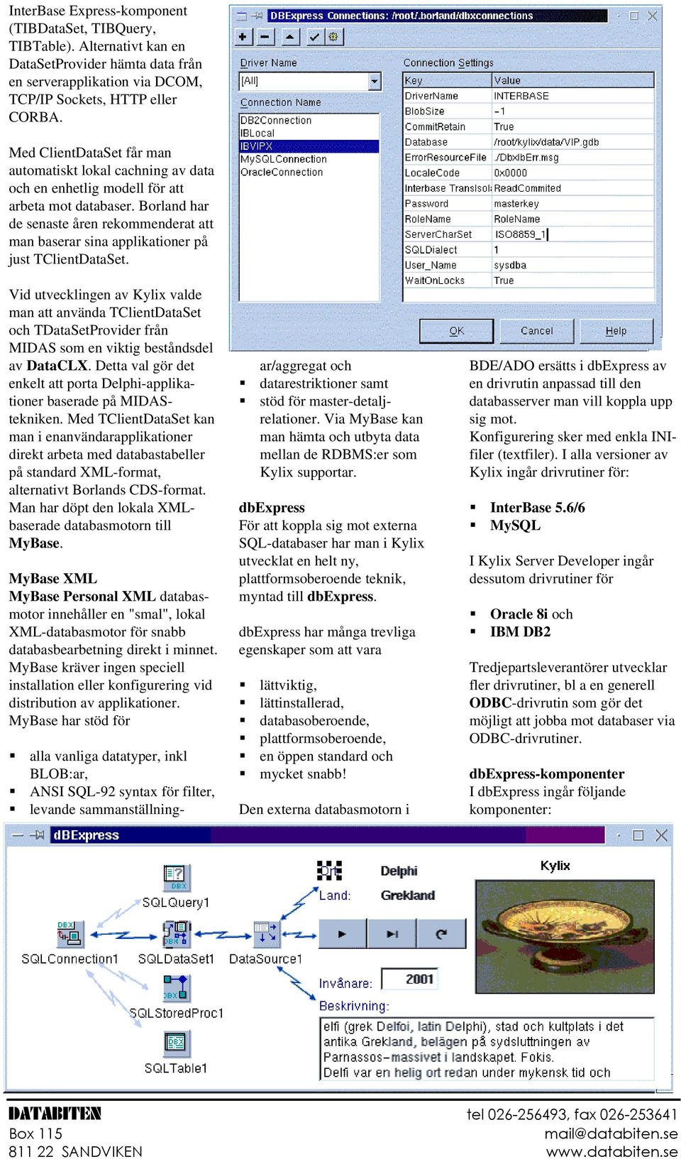 Borland har de senaste åren rekommenderat att man baserar sina applikationer på just TClientDataSet.
