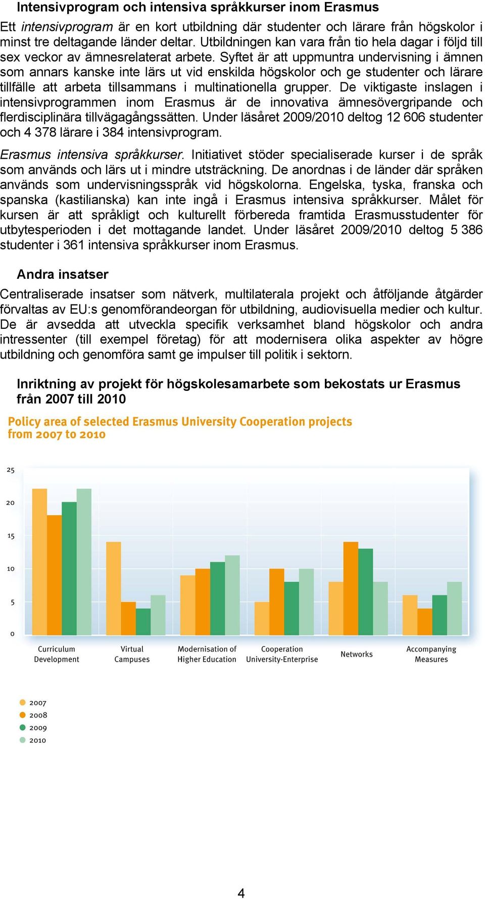 Syftet är att uppmuntra undervisning i ämnen som annars kanske inte lärs ut vid enskilda högskolor och ge studenter och lärare tillfälle att arbeta tillsammans i multinationella grupper.