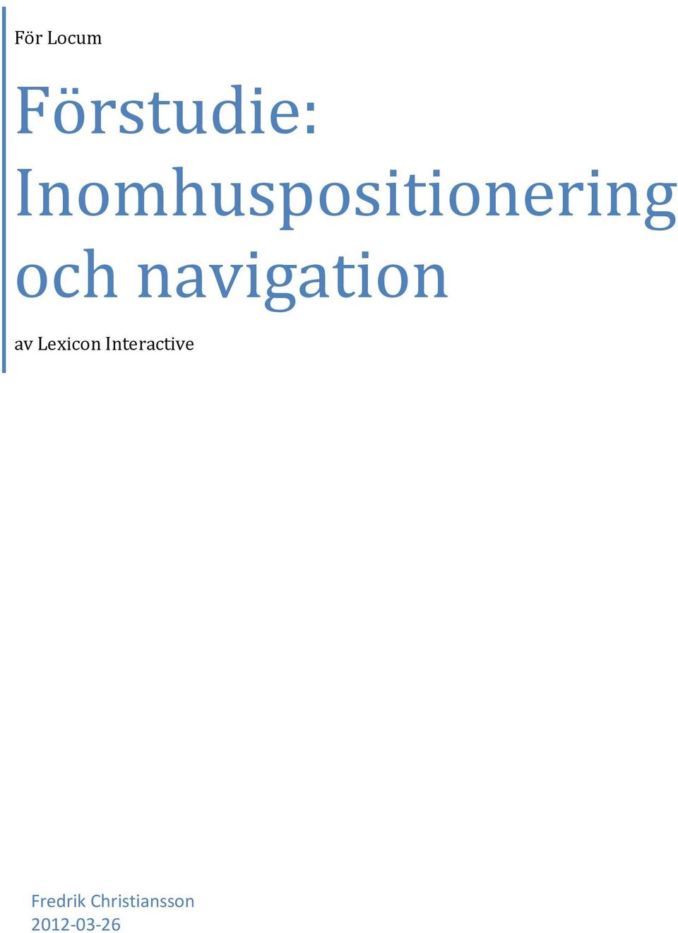 navigation av Lexicon