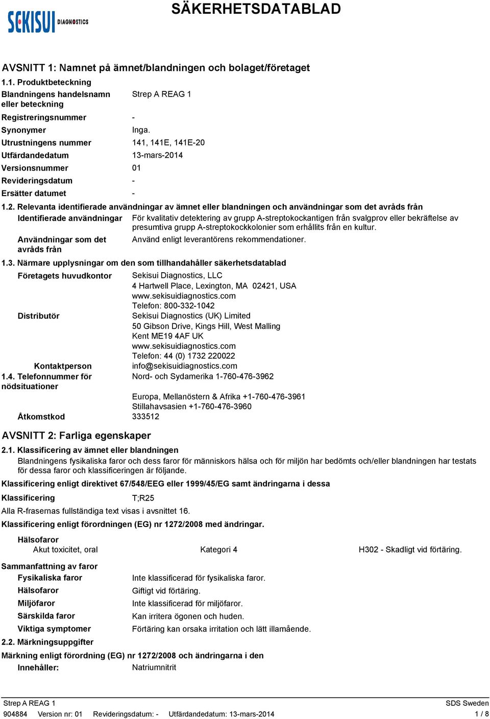 Utfärdandedatum 13-mars-20