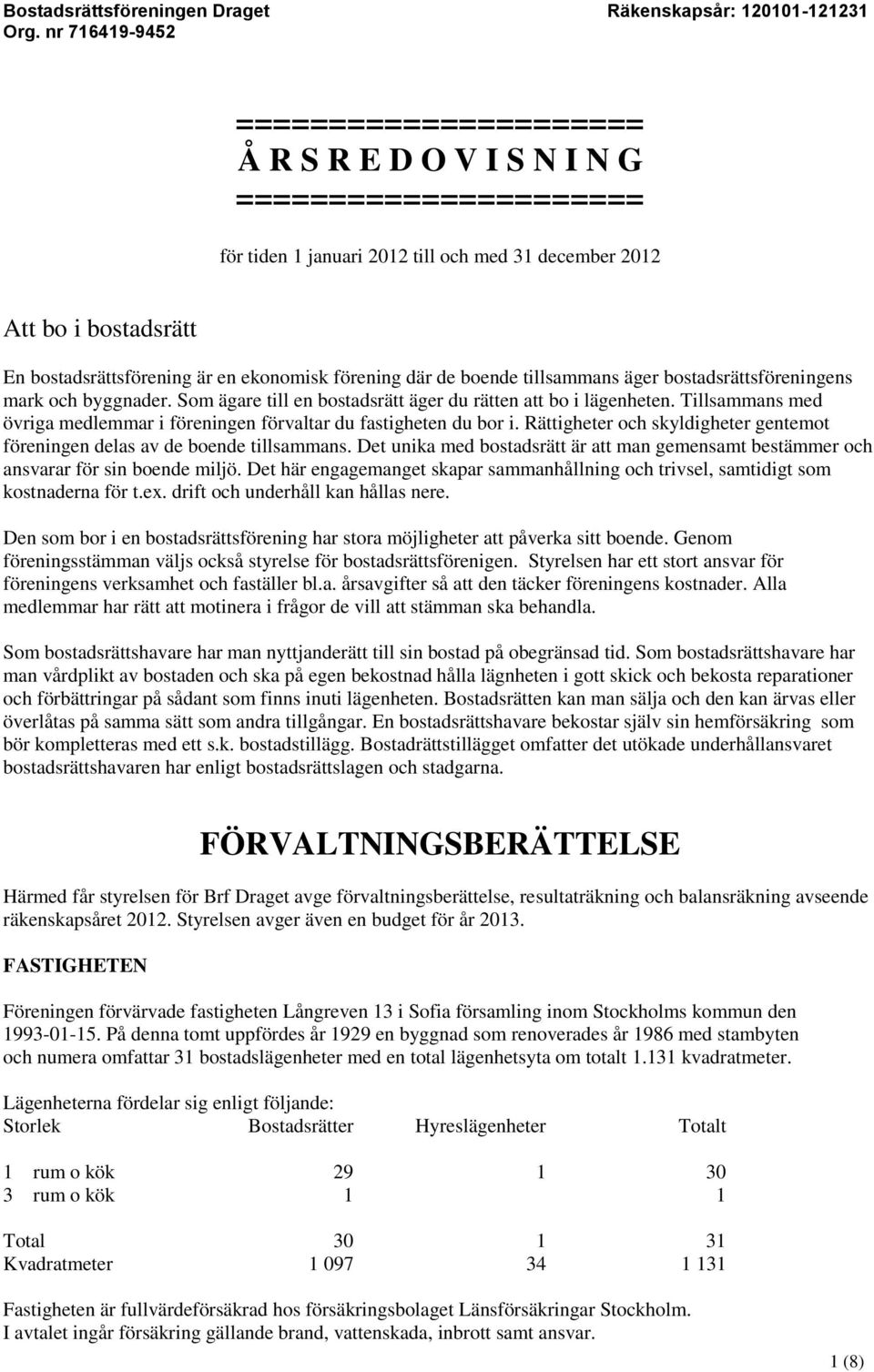 Tillsammans med övriga medlemmar i föreningen förvaltar du fastigheten du bor i. Rättigheter och skyldigheter gentemot föreningen delas av de boende tillsammans.