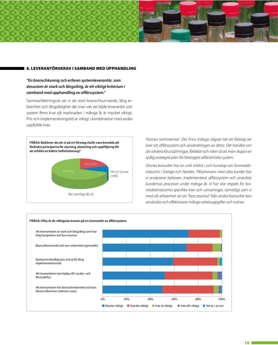 Pris och implementeringstid är viktigt i kombination med andra uppfyllda krav.