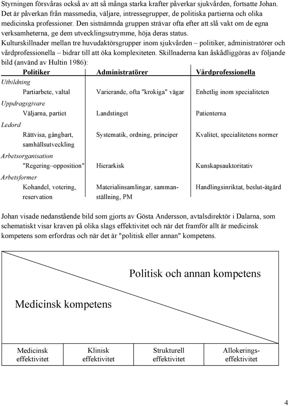 Den sistnämnda gruppen strävar ofta efter att slå vakt om de egna verksamheterna, ge dem utvecklingsutrymme, höja deras status.