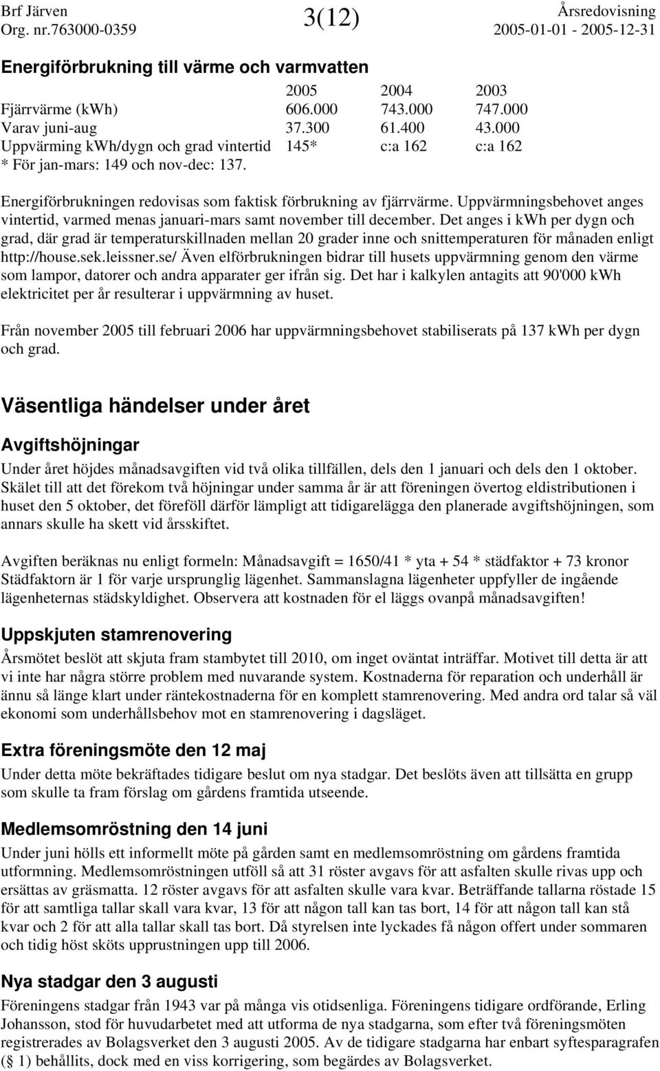 Uppvärmningsbehovet anges vintertid, varmed menas januari-mars samt november till december.