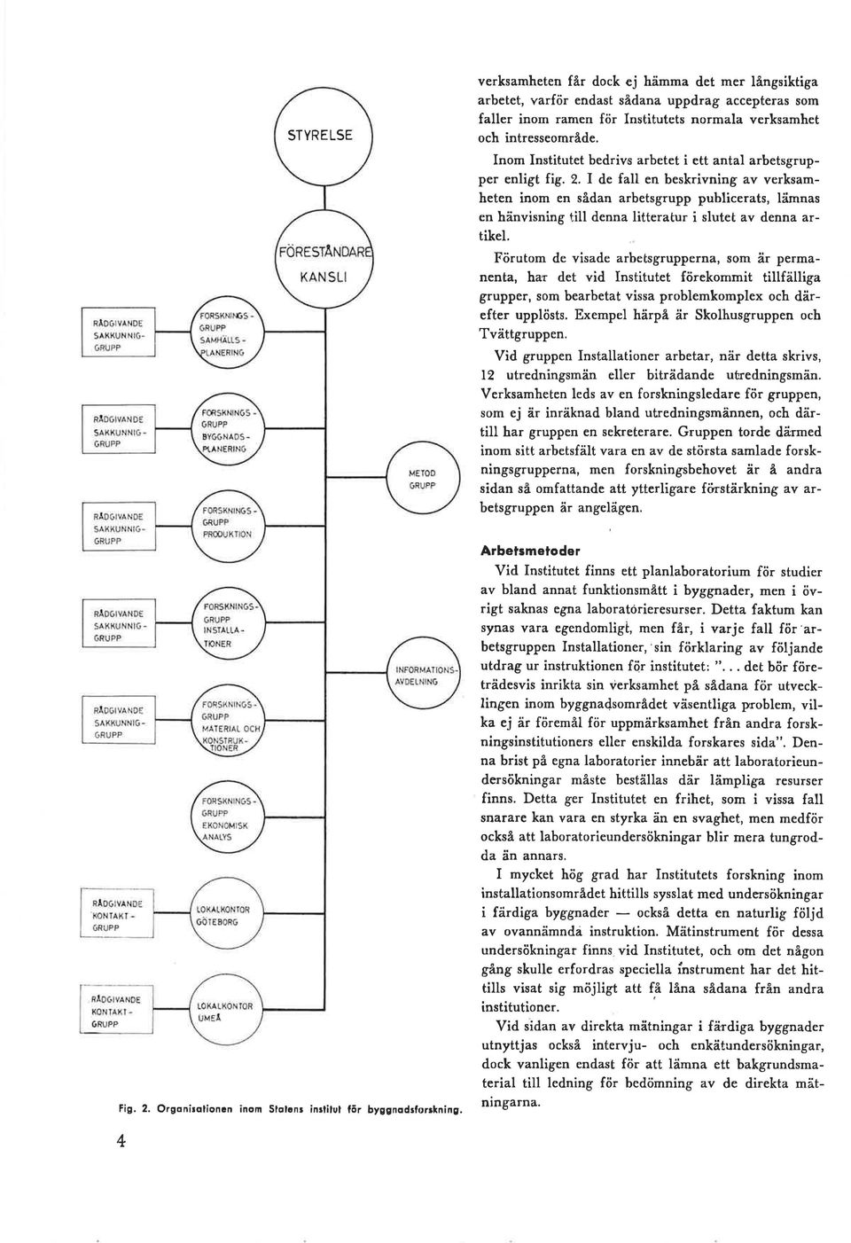 I de fall en beskrivning av verksamheten inom en sådan arbetsgrupp publicerats, lämnas en hänvisning till denna litteratur i slutet av denna artikel.