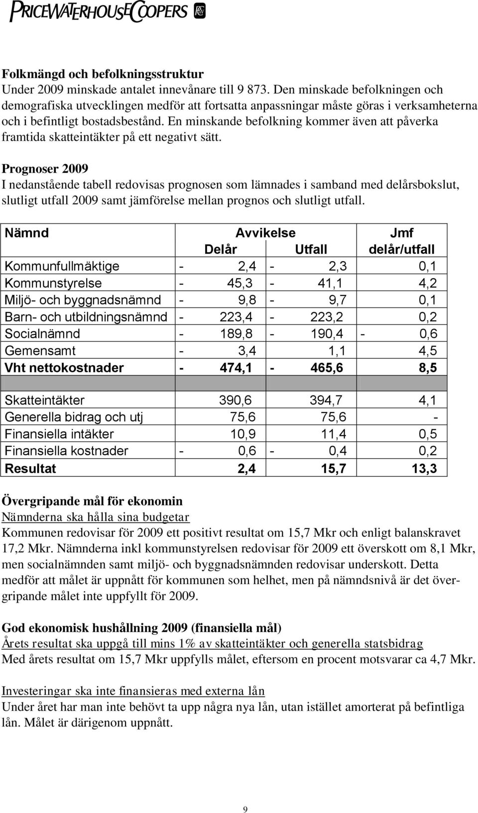 En minskande befolkning kommer även att påverka framtida skatteintäkter på ett negativt sätt.