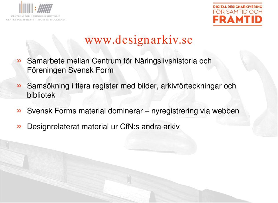 Svensk Form» Samsökning i flera register med bilder,