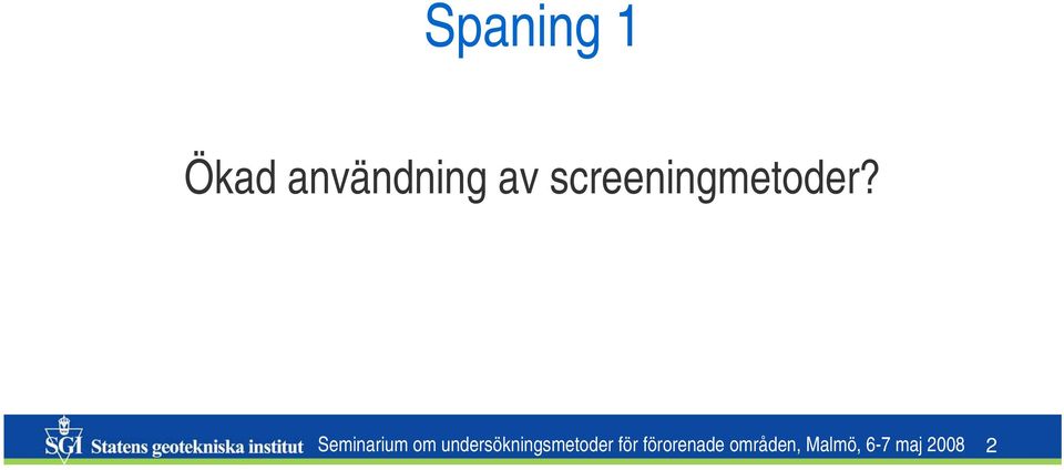 Seminarium om