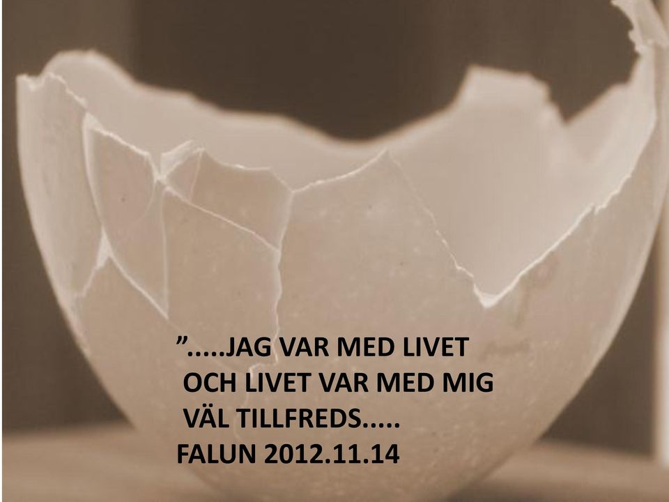 VAR MED MIG VÄL