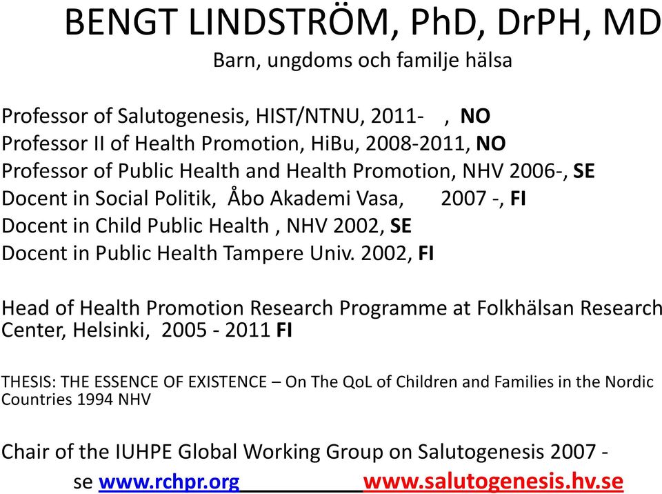 in Public Health Tampere Univ.
