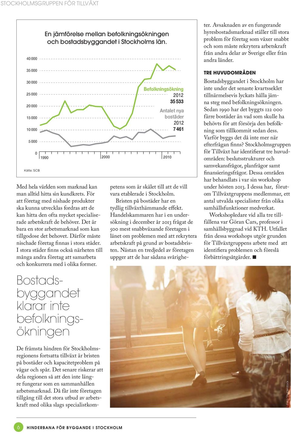 Handelskammaren har i en undersökning i december år 2013 frågat de 500 mest snabbväxande företagen i länet om problemen med att rekrytera arbetskraft på grund av bostadsbristen.