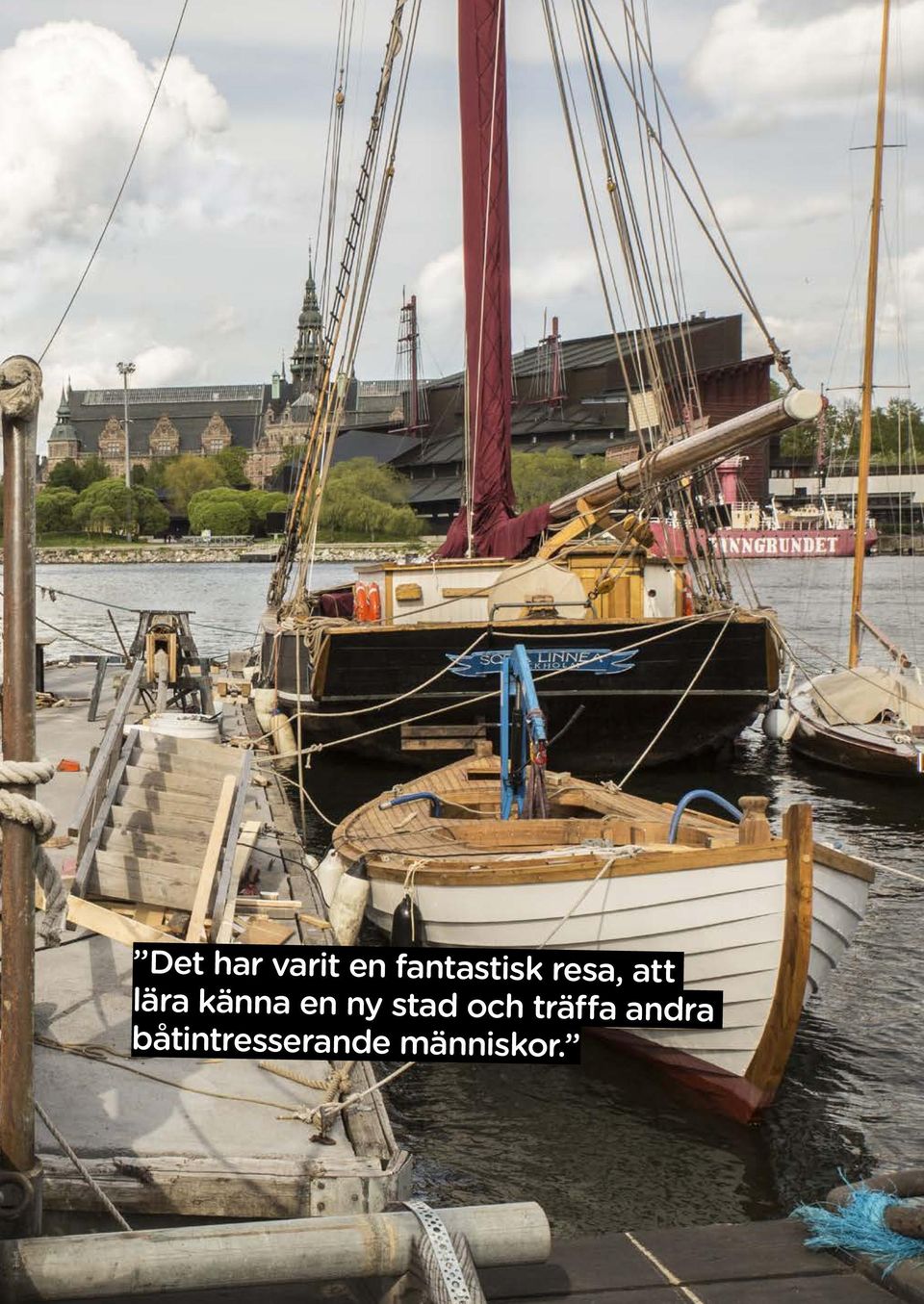 känna en ny stad och