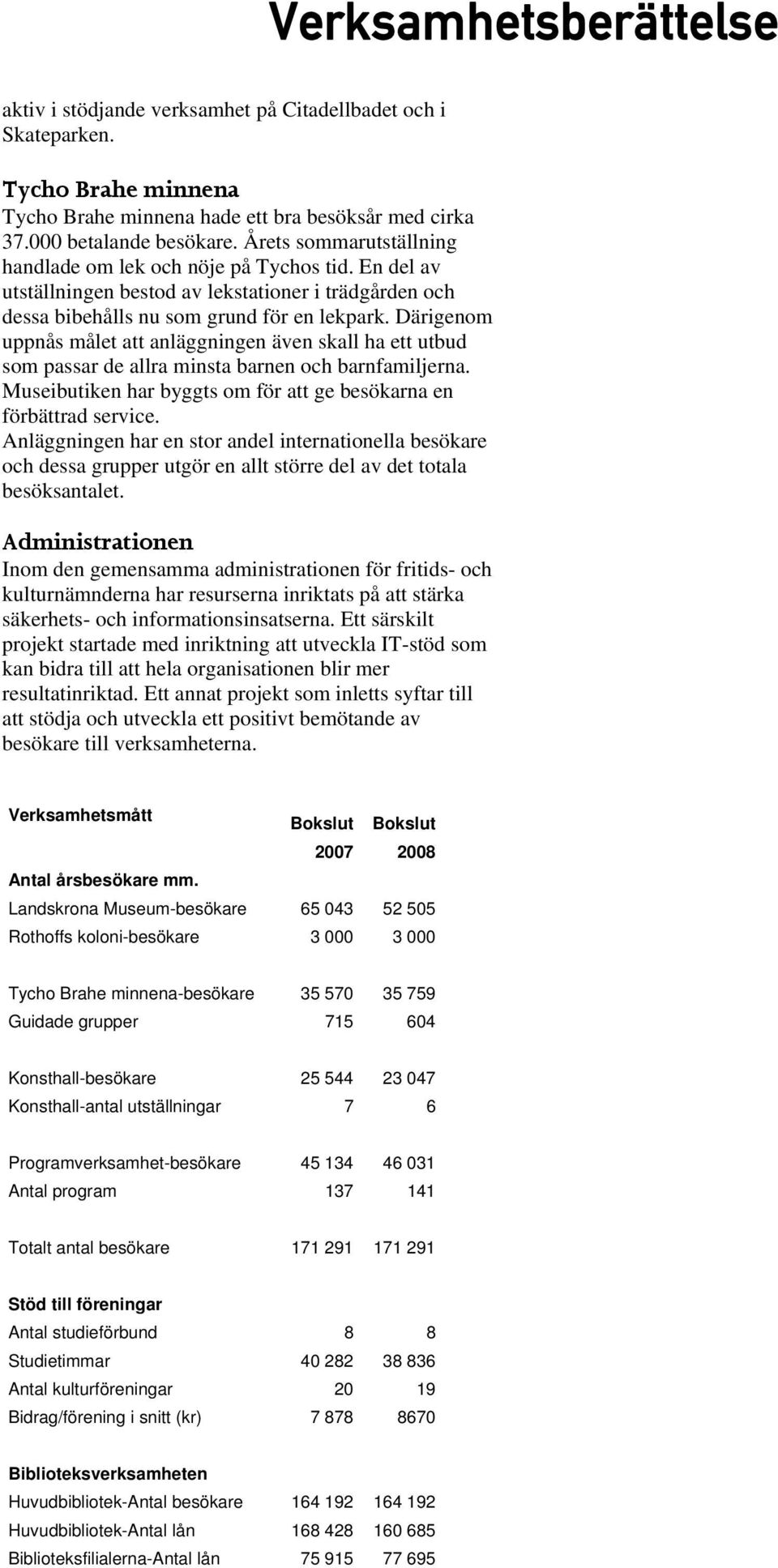 Därigenom uppnås målet att anläggningen även skall ha ett utbud som passar de allra minsta barnen och barnfamiljerna. Museibutiken har byggts om för att ge besökarna en förbättrad service.