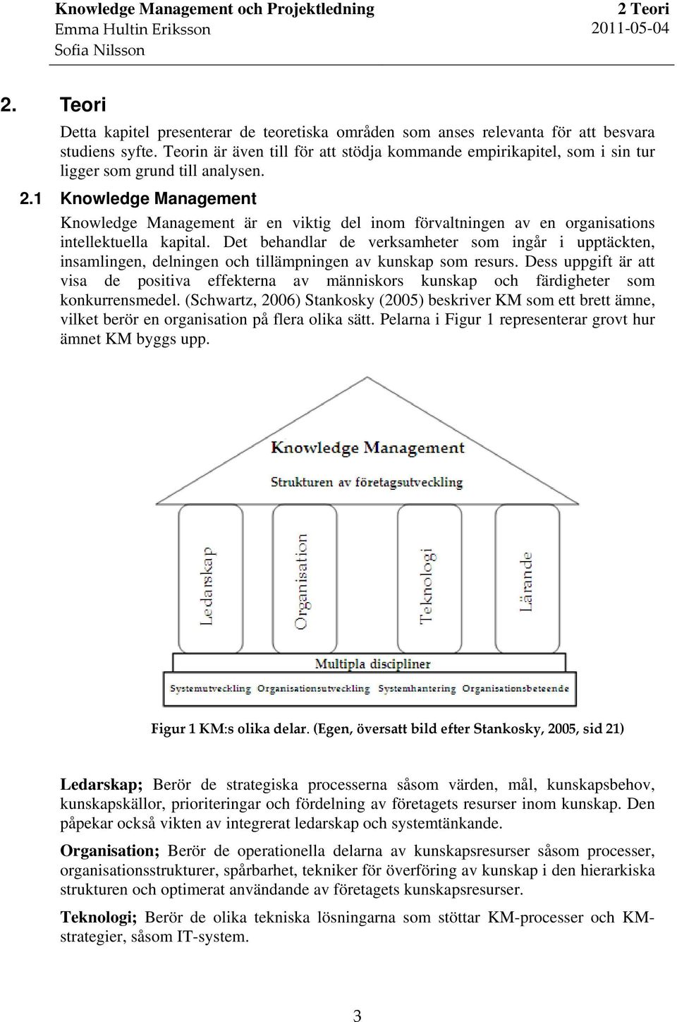 1 Knowledge Management Knowledge Management är en viktig del inom förvaltningen av en organisations intellektuella kapital.