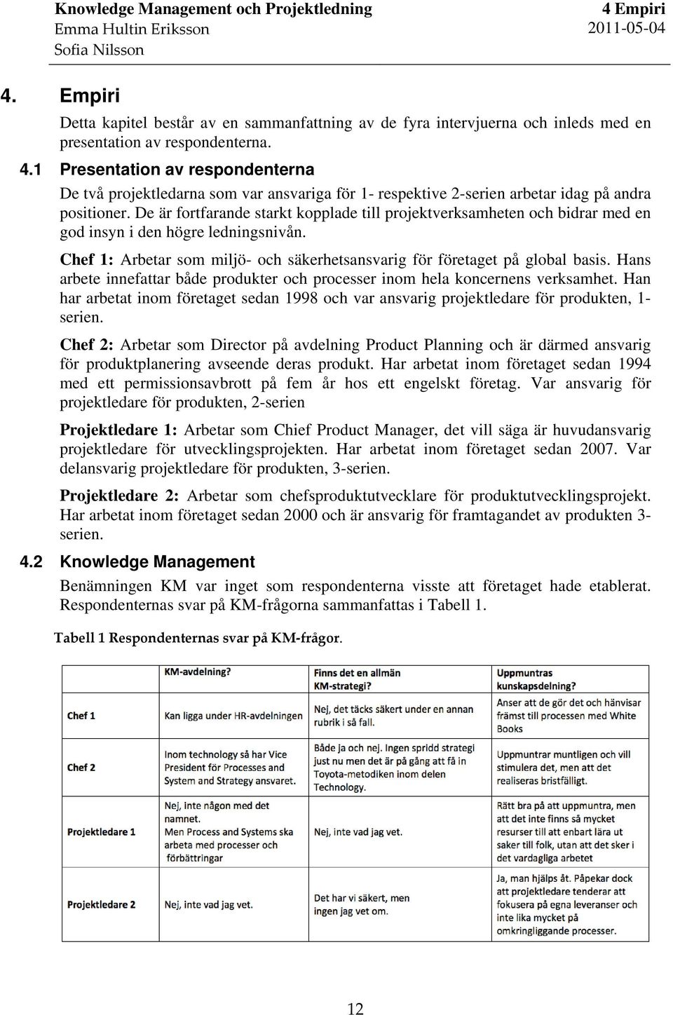 Hans arbete innefattar både produkter och processer inom hela koncernens verksamhet. Han har arbetat inom företaget sedan 1998 och var ansvarig projektledare för produkten, 1- serien.