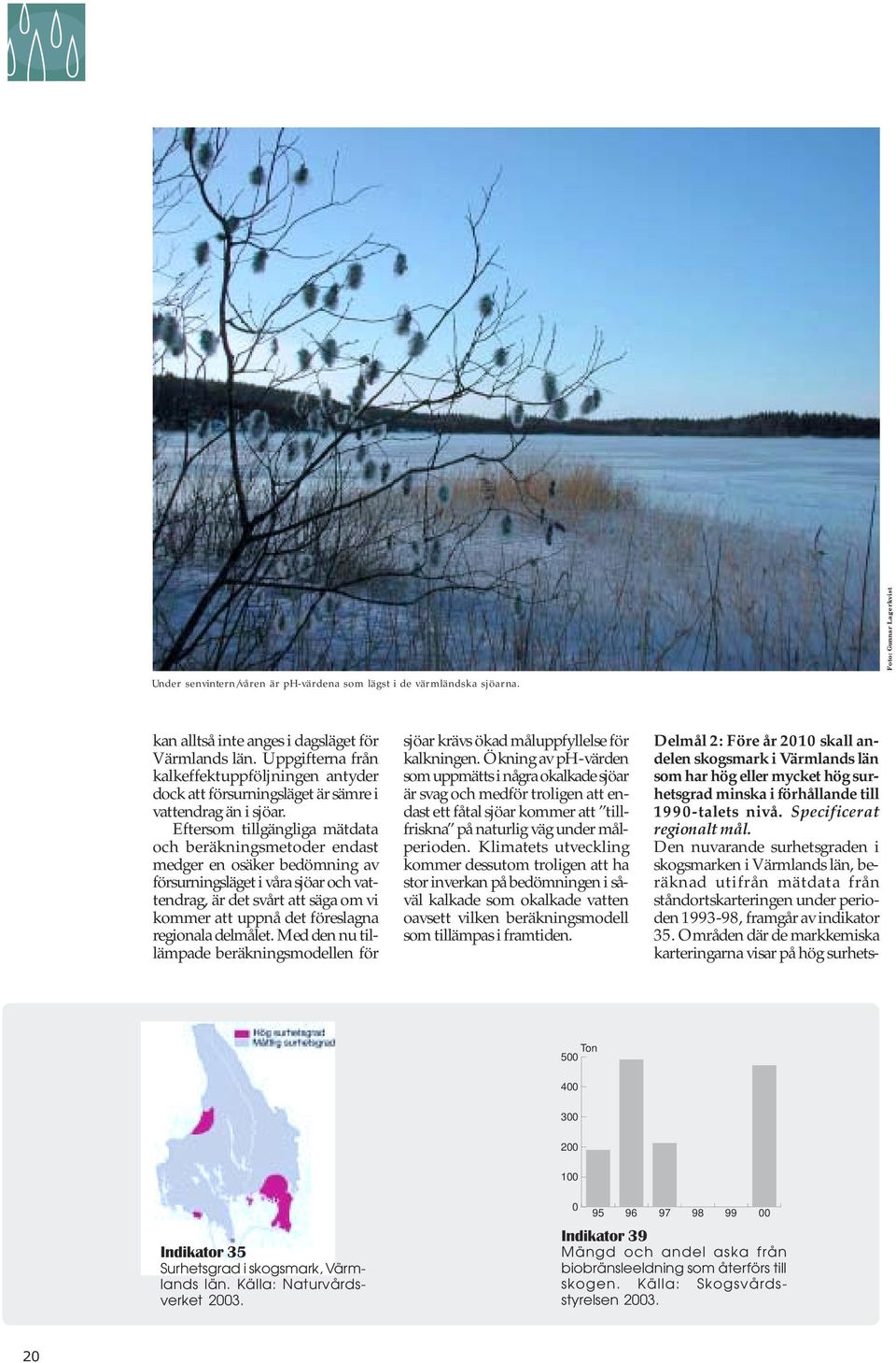 Eftersom tillgängliga mätdata och beräkningsmetoder endast medger en osäker bedömning av försurningsläget i våra sjöar och vattendrag, är det svårt att säga om vi kommer att uppnå det föreslagna