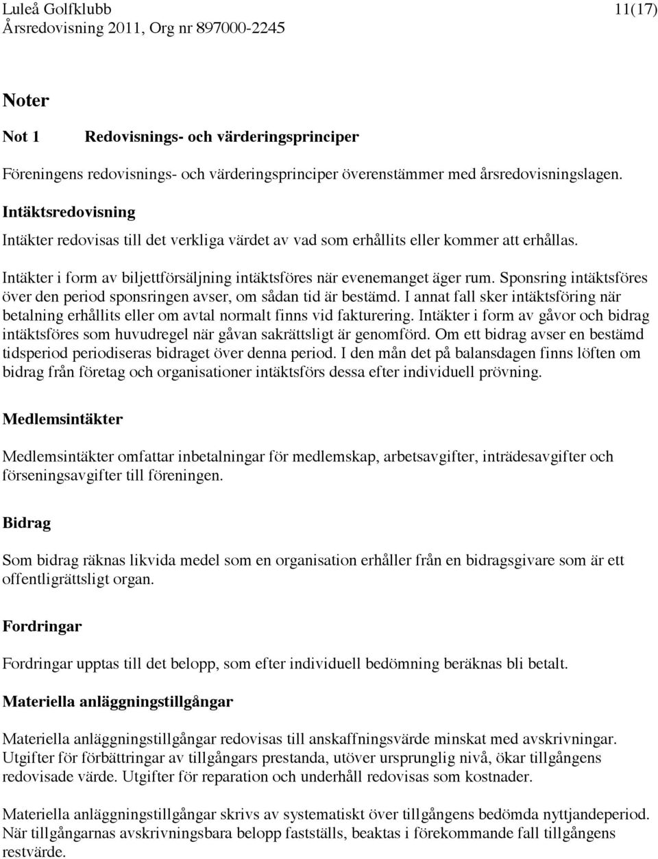 Sponsring intäktsföres över den period sponsringen avser, om sådan tid är bestämd. I annat fall sker intäktsföring när betalning erhållits eller om avtal normalt finns vid fakturering.