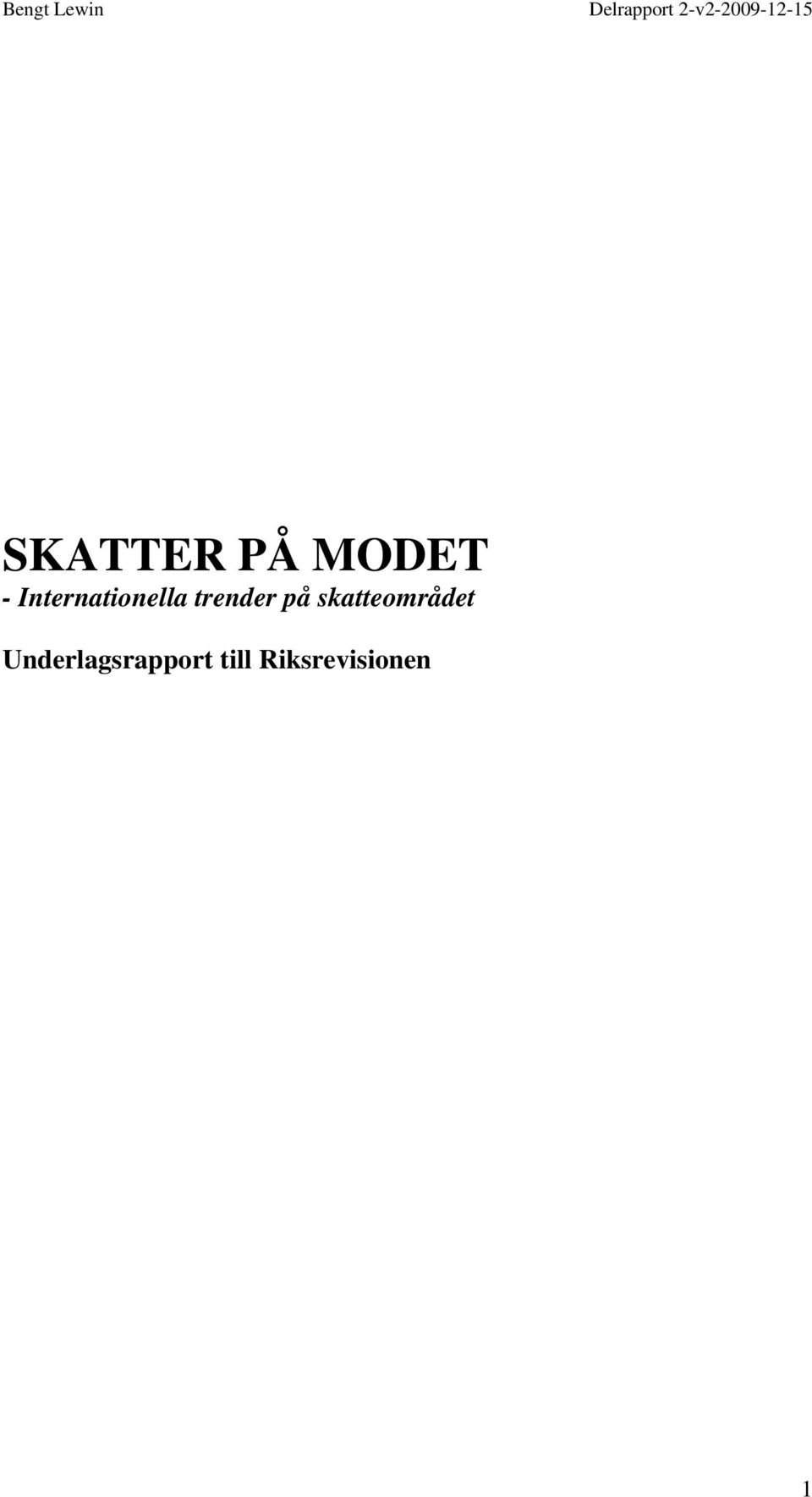 på skatteområdet