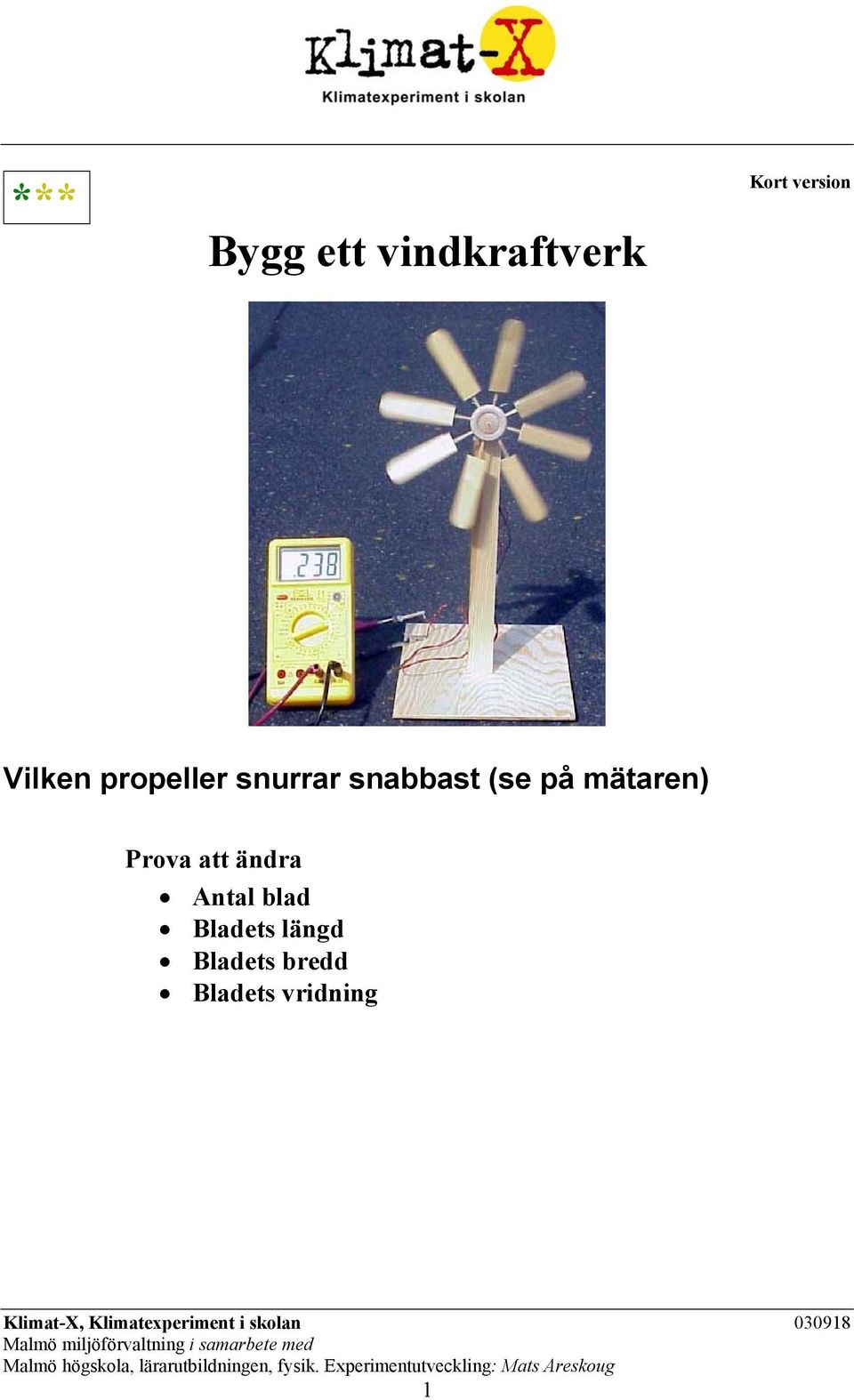 Prova att ändra Antal blad