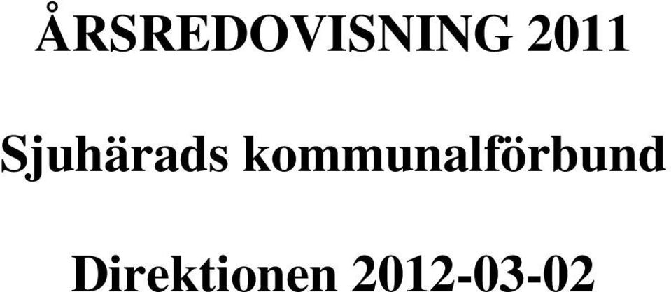 kommunalförbund