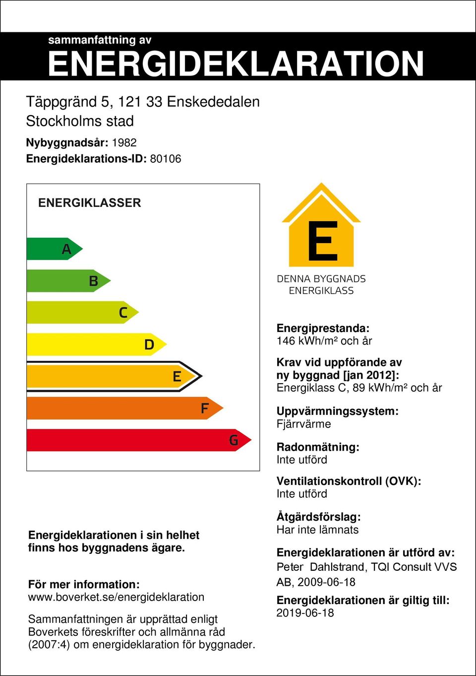 finns hos byggnadens ägare. För mer information: www.boverket.