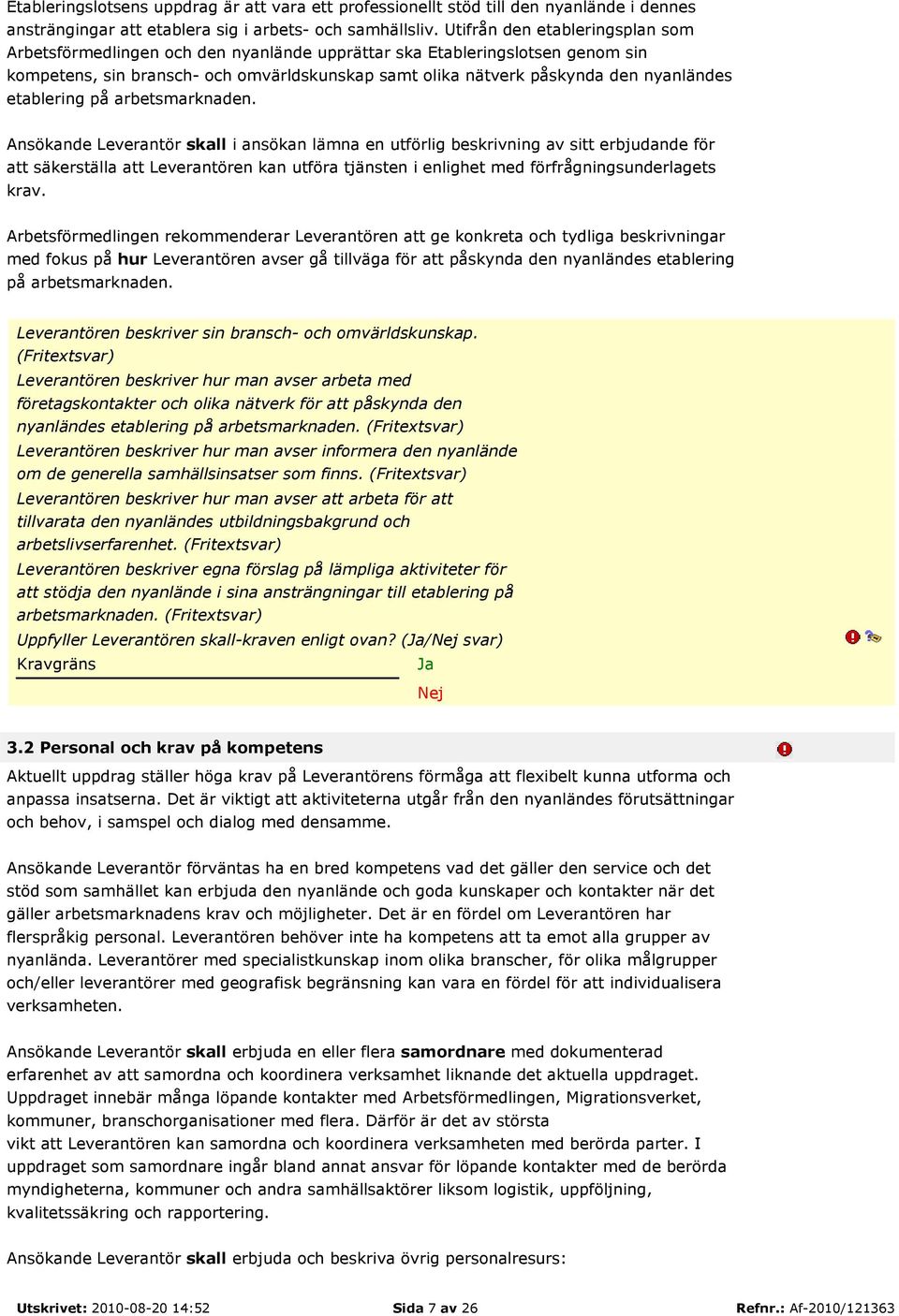 etablering på arbetsmarknaden.