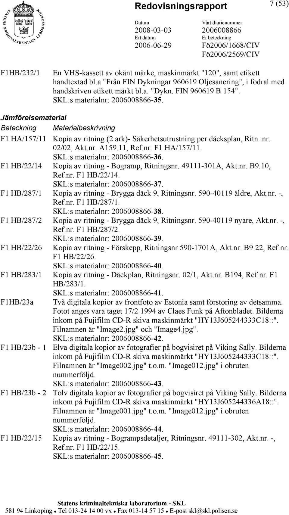 11, Ref.nr. F1 HA/157/11. F1 HB/22/14 SKL:s materialnr: -36. Kopia av ritning - Bogramp, Ritningsnr. 49111-301A, Akt.nr. B9.10, Ref.nr. F1 HB/22/14. SKL:s materialnr: -37.