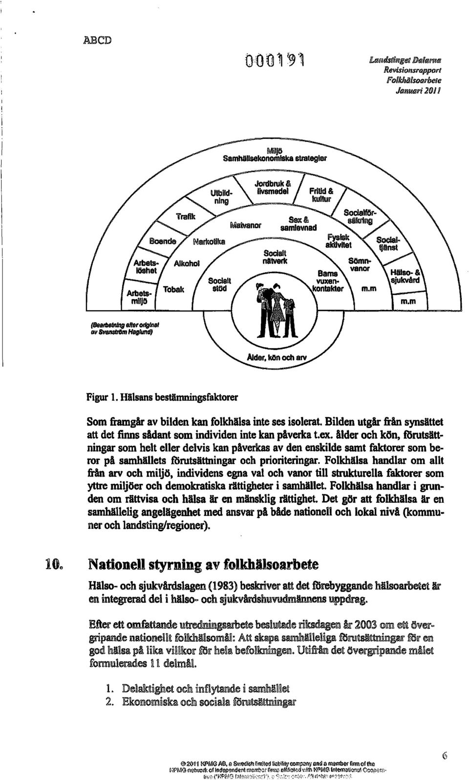 lider och kön, förutsättningar som helt eller delvis kan plverkas av den enskilde samt faktorer som beror på samhällets forutsättningar och prioriteringar.