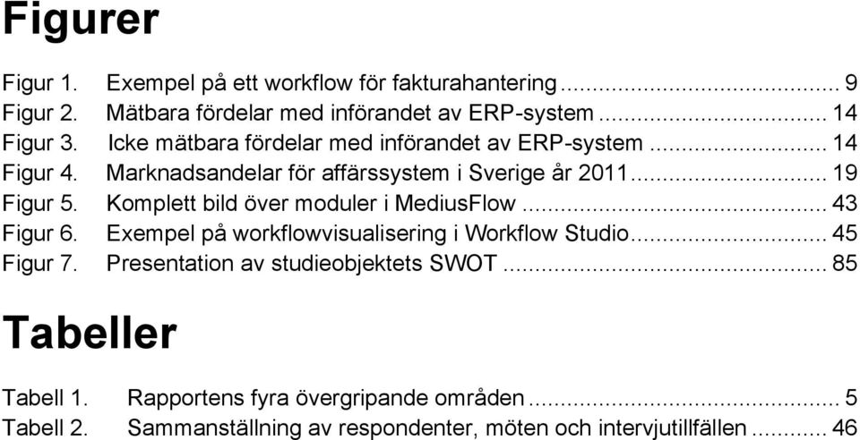 Komplett bild över moduler i MediusFlow... 43 Figur 6. Exempel på workflowvisualisering i Workflow Studio... 45 Figur 7.