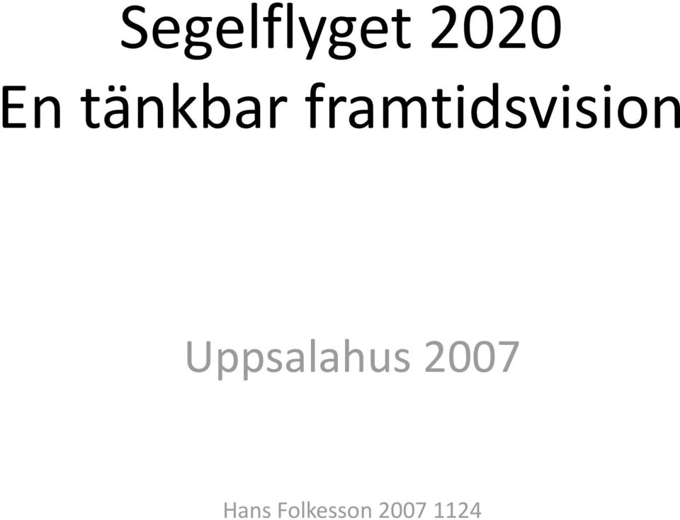 framtidsvision