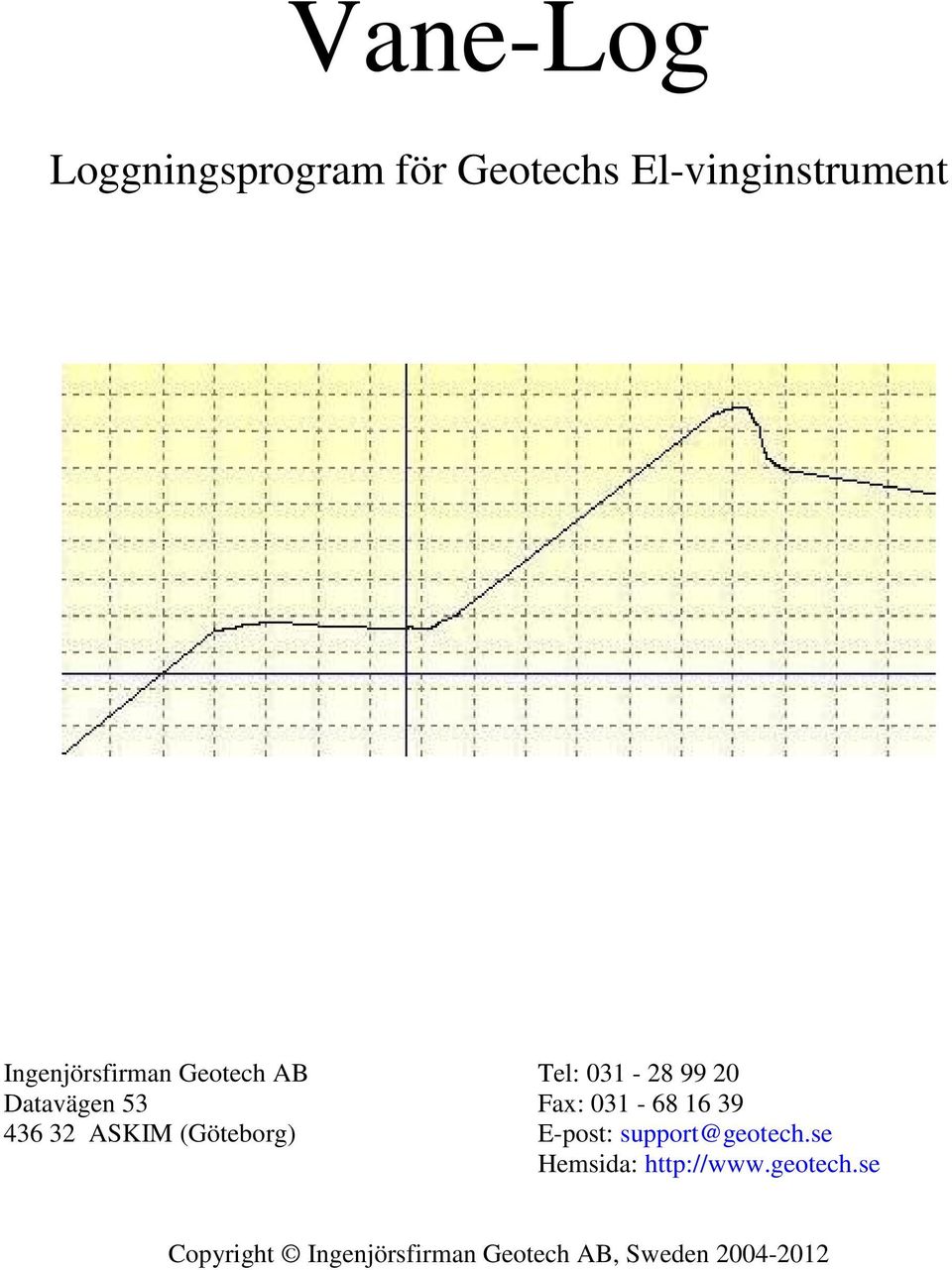 Tel: 031-28 99 20 Fax: 031-68 16 39 E-post: support@geotech.