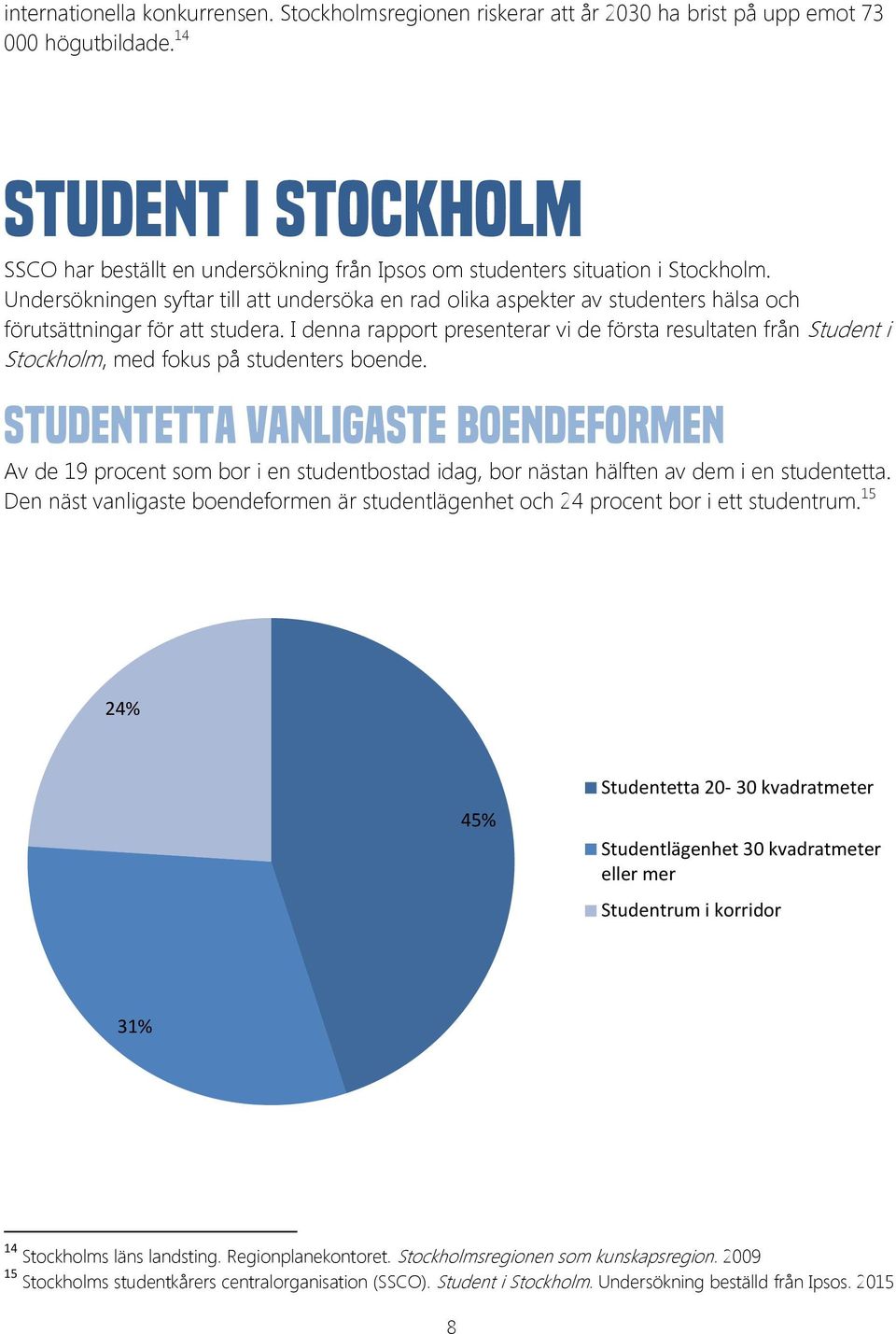 Undersökningen syftar till att undersöka en rad olika aspekter av studenters hälsa och förutsättningar för att studera.