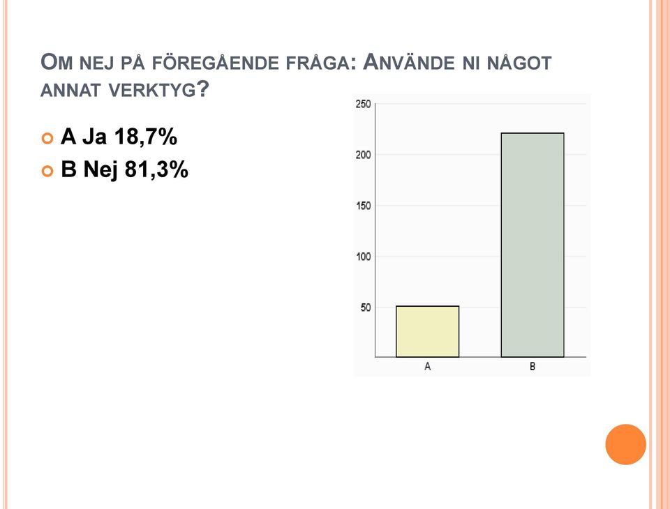 NÅGOT ANNAT VERKTYG?