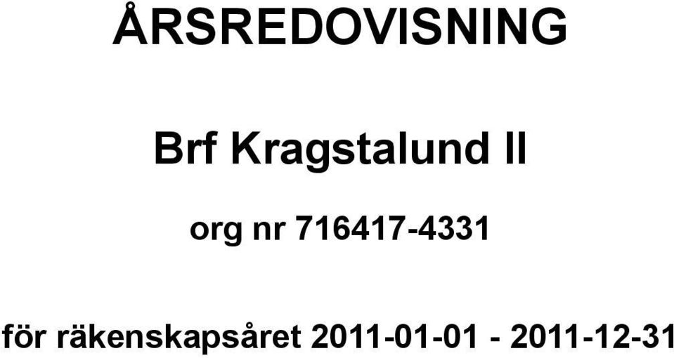 Kragstalund II