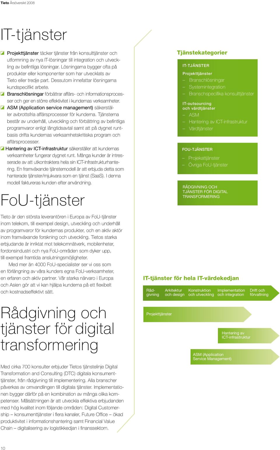 Branschlösningar förbättrar affärs- och informationsprocesser och ger en större effektivitet i kundernas verksamheter.