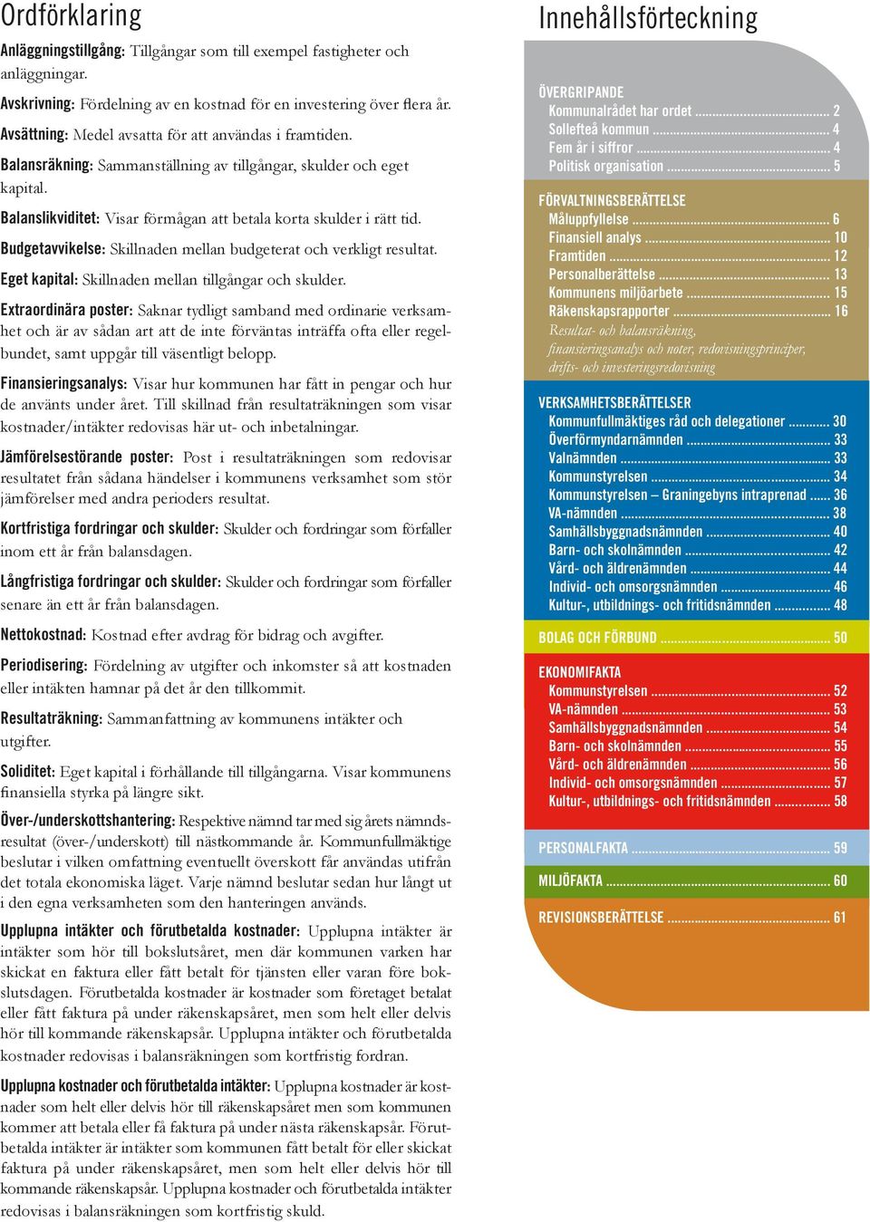 Budgetavvikelse: Skillnaden mellan budgeterat och verkligt resultat. Eget kapital: Skillnaden mellan tillgångar och skulder.