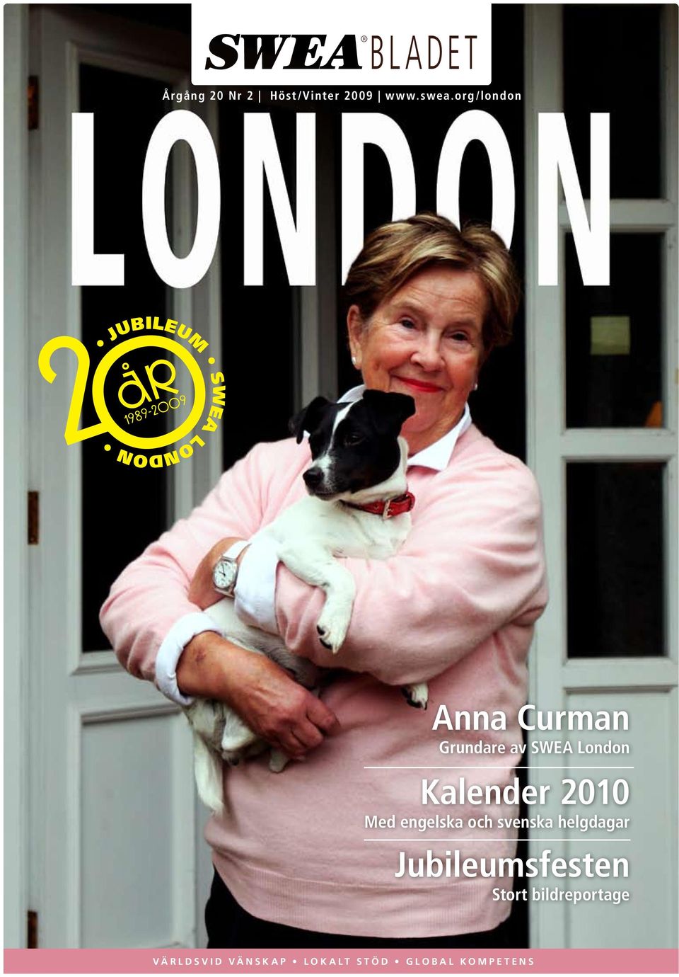 Grundare av SWEA London Kalender 2010 Med engelska och svenska