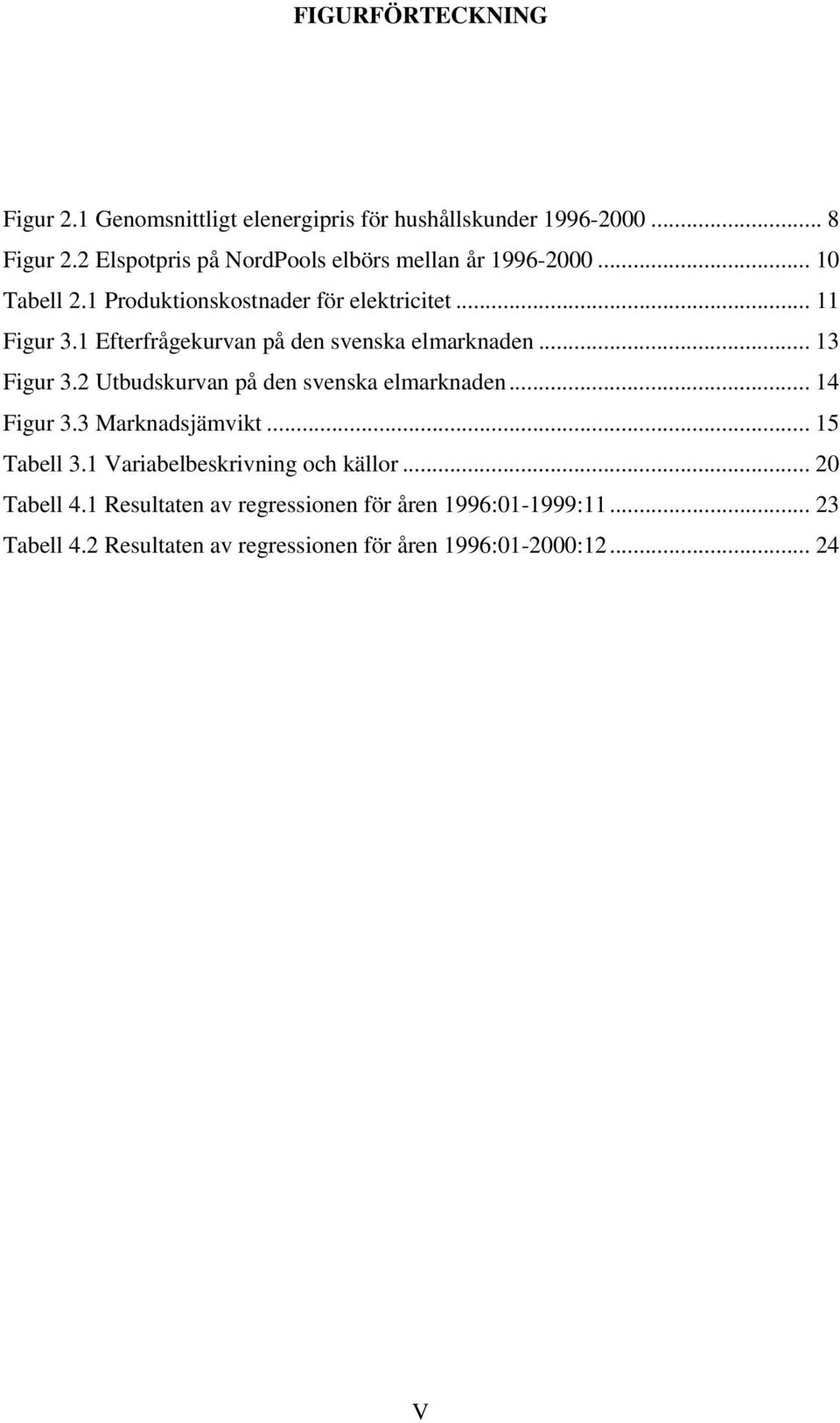 Efterfrågekurvan på den svenska elmarknaden... 3 Figur 3.2 Utbudskurvan på den svenska elmarknaden... 4 Figur 3.3 Marknadsjämvikt.