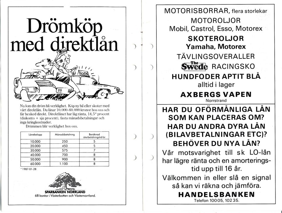 Direktlånet har låg ränta, 14,5* procent (diskonto + sju procent, fasta månadsbetalningar och HAR DU OFORMANLIGA LAN SOM KAN PLACERAS OM? HAR DU ANDRA DYRA LAN inga kringkostnader.