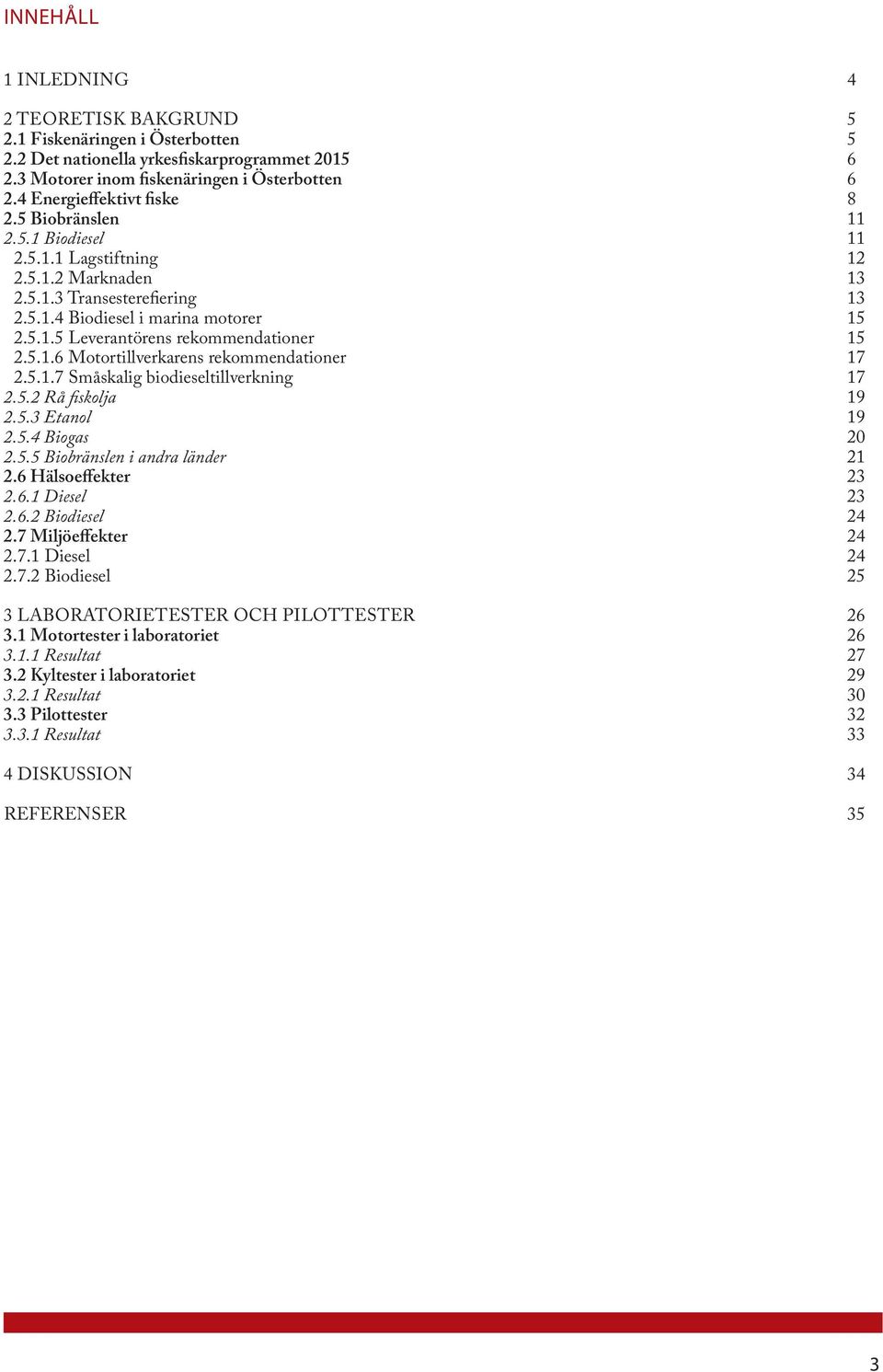 5.1.6 Motortillverkarens rekommendationer 17 2.5.1.7 Småskalig biodieseltillverkning 17 2.5.2 Rå fiskolja 19 2.5.3 Etanol 19 2.5.4 Biogas 20 2.5.5 Biobränslen i andra länder 21 2.6 Hälsoeffekter 23 2.