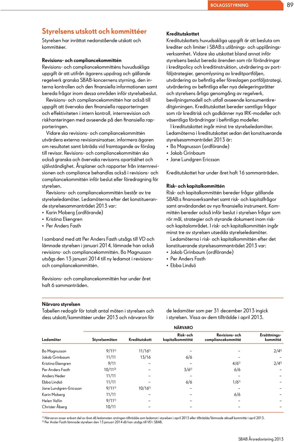 kontrollen och den finansiella informationen samt bereda frågor inom dessa områden inför styrelsebeslut.