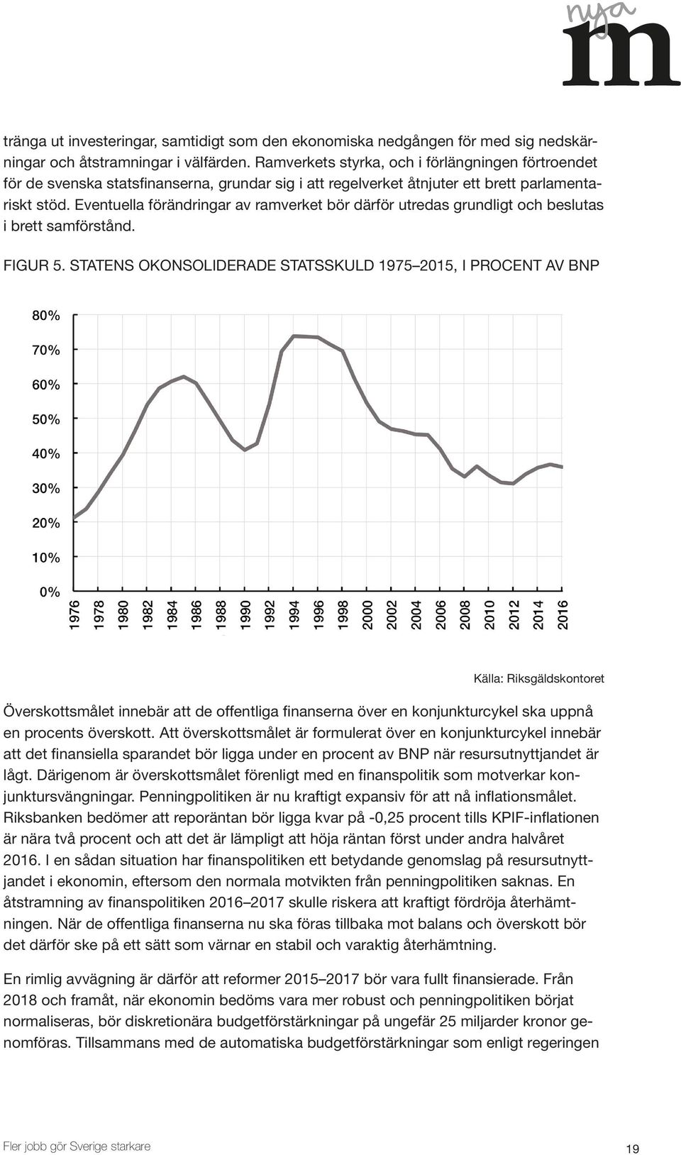 Eventuella förändringar av ramverket bör därför utredas grundligt och beslutas i brett samförstånd. FIGUR 5.