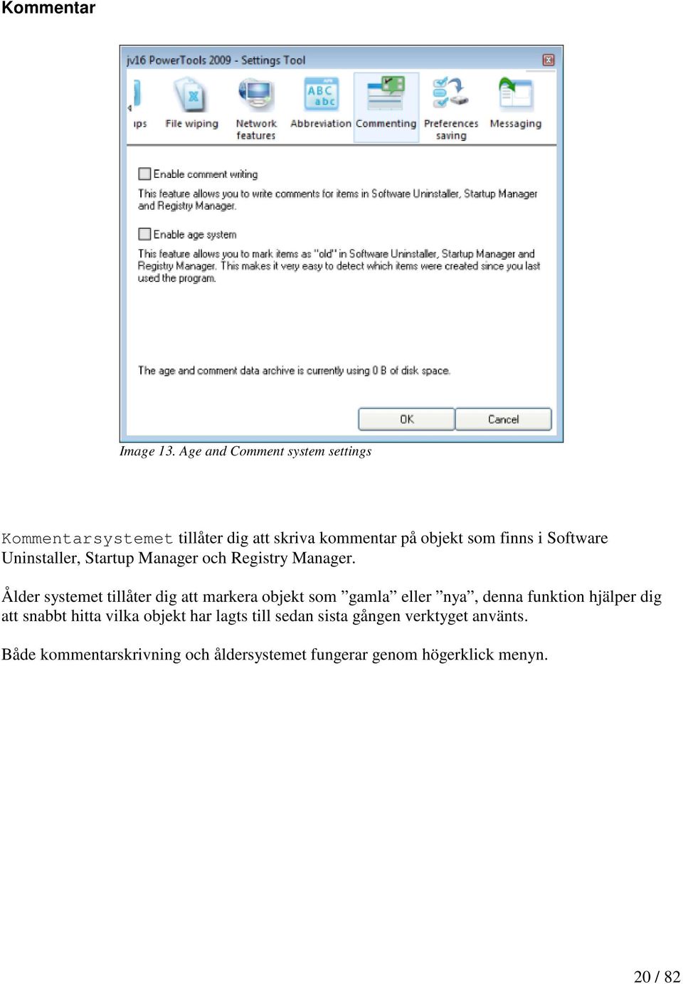 Software Uninstaller, Startup Manager och Registry Manager.