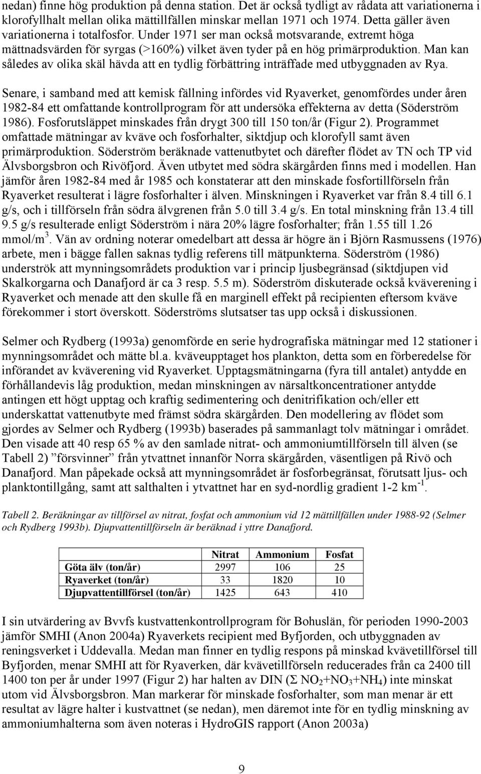 Man kan således av olika skäl hävda att en tydlig förbättring inträffade med utbyggnaden av Rya.