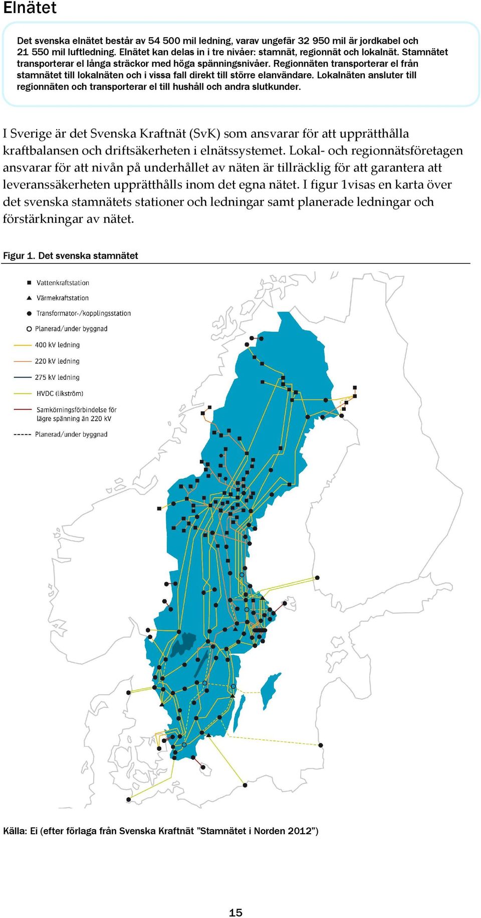 Lokalnäten ansluter till regionnäten och transporterar el till hushåll och andra slutkunder.