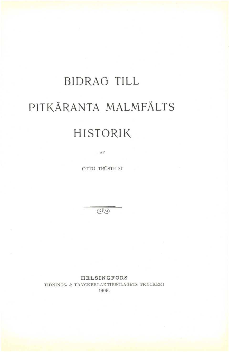 Al' OTTO TRÜSTEDT '.