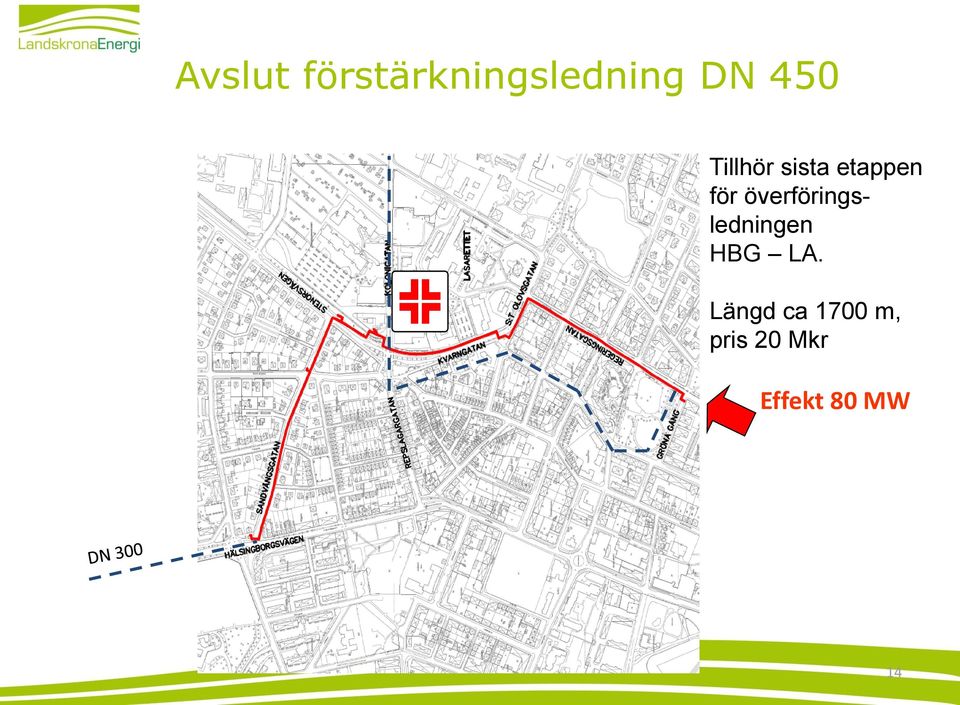 överföringsledningen HBG LA.