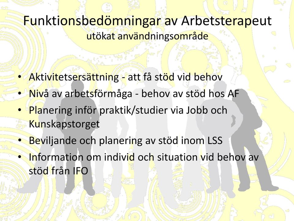 stöd hos AF Planering inför praktik/studier via Jobb och Kunskapstorget