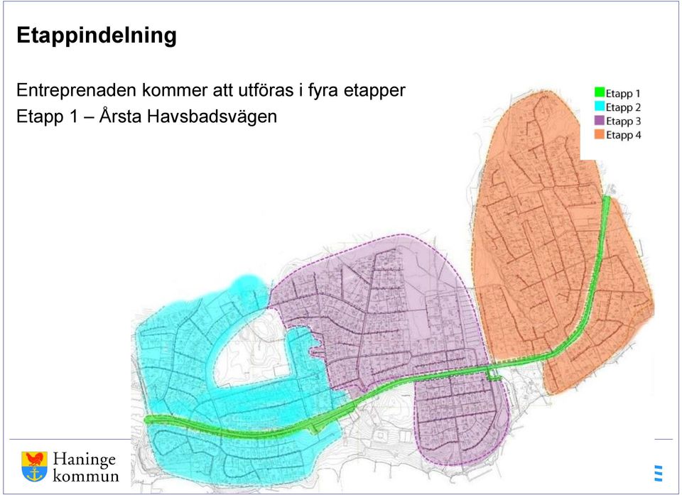 att utföras i fyra